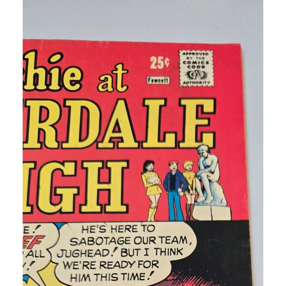 Archie at Riverdale High Number 32 January 1976 06966 Fair Condition - Picture 9 of 16